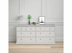 Commode|Commode|Ladekast Paris 183x49x87cm - decor - wit