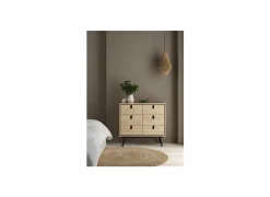 Ladekast Ry 102x41x95cm - decor - bruin/zwart- Commode|Commode