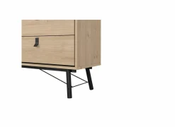 Commode|Commode|Ladekast Ry 151x41x95cm - decor - bruin/zwart