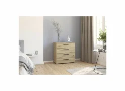 Ladekast 80x81x42cm - decor - artisanale eik- Commode|Commode