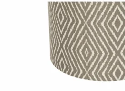 Lampenkappen|Lampenkap Ø20x15cm - stof - grijs