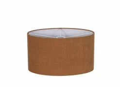 Lampenkappen|Lampenkap 35x35x22,5cm - stof - oranje