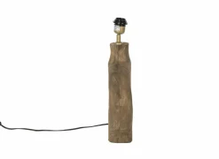 Lampenvoet E27 H30cm - hout - naturel- Lampenvoeten