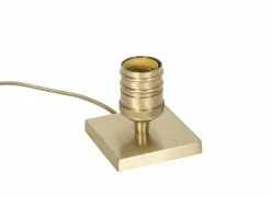 Lampenvoeten|Lampenvoet E27 10x10cm - metaal - goud
