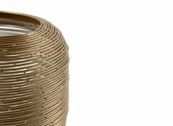 Kaars & Houder|Lantaarn Ayla Ø20x19cm - metaal - goud