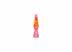 Lavalamp Red Wax Yellow Liquid H36cm - glas & metaal - rood/geel- Kinderdecoratie|Tafellampen