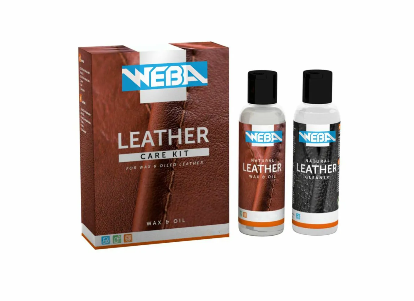 Salononderhoud & Toebehoren|Leather care kit - gewaxt en geolied leder