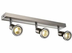 LED spot met 3 spots 5W GU10 chroom- Opbouwspots|Opbouwspots