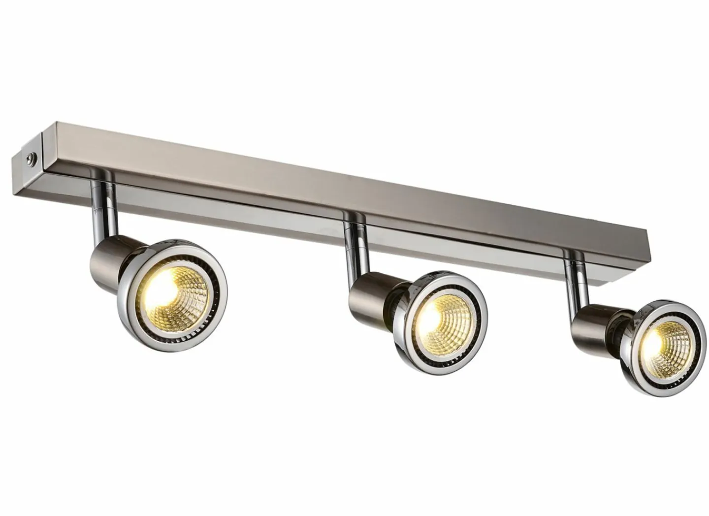 LED spot met 3 spots 5W GU10 chroom- Opbouwspots|Opbouwspots