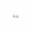 Ledkaars Sille Rechargeable wit set van 2- Herfstdecoratie|Kerstdecoratie