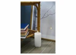 Kerstdecoratie|Kaars & Houder|Ledkaars Sille Rechargeable wit
