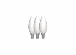 Ledlampen|Ledlamp Kaars 3,4W E14 - 3 stuks