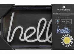 Ledlamp Neon Hello 23x15,5cm - kunststof - blauw- Decoratieve Accessoires|Ledlampen
