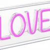 Ledlamp Neon Love 23x12,5cm - kunststof - roze- Decoratieve Accessoires|Ledlampen