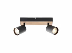 Brilliant Opbouwspots|Opbouwspots|Ledspot Jello Wood met 2 spots 4,5W GU10