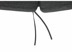 Ligbedkussen Summertime 190x62cm - polyestervezel - antraciet- Ligbedkussens