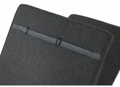 Ligbedkussen Summertime 190x62cm - polyestervezel - antraciet- Ligbedkussens