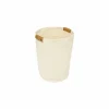 Linnenmand Duo Ø44x56cm - polyestervezel & katoen - ivoor- Linnenmanden|Linnenmanden