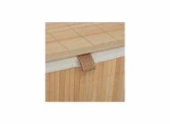 Linnenmanden|Linnenmanden|Linnenmand met 2 vakken 52x32x63cm - bamboe - naturel