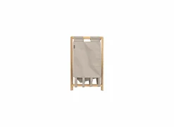 Linnenmanden|Linnenmanden|Linnenmand Tidy Box inklapbaar 46x36x68cm - polyestervezel & bamboe - beige