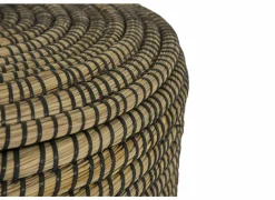 Linnenmand Yasuke Ø45x50/Ø40x45cm set van 2 naturel- Linnenmanden|Linnenmanden