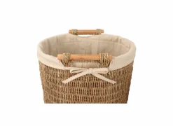 Linnenmand Zea set van 2 - zeegras - beige- Opbergmanden|Linnenmanden