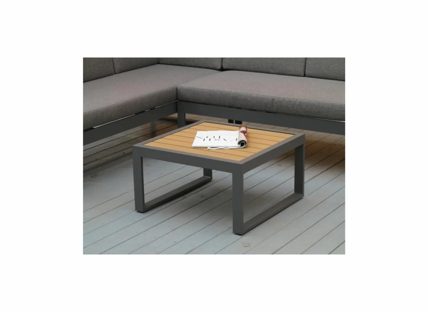 Loungeset Yin aluminium - antraciet- Loungesets|Tuinsets