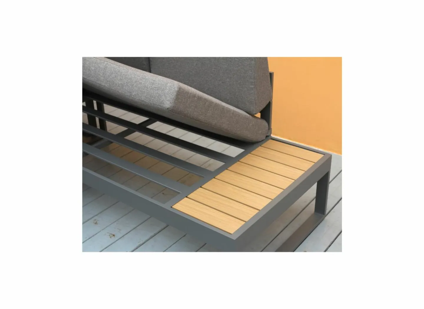 Loungeset Yin aluminium - antraciet- Loungesets|Tuinsets