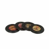Magneten Retro Vinyl set van 4- Bureau-Accessoires