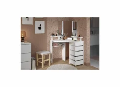 Make-Up Tafels|Make-up tafel Volage met spiegel 114x114x142cm