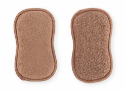 Tiseco Spoelbak Accessoires|Microvezelspons Essentials 16x19cm - microvezel - cognac set van 3