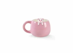 Mok Charm Piggy 45cl H8,4cm - keramiek - roze- Koffietassen|Koffietassen