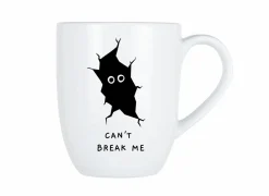 Cosy & Trendy Koffietassen|Koffietassen|Mok Cosy Can't break me 53cl - porselein - wit
