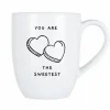 Cosy & Trendy Mok Cosy You are the sweetest 53cl - porselein - wit- Koffietassen|Koffietassen