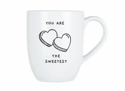 Cosy & Trendy Mok Cosy You are the sweetest 53cl - porselein - wit- Koffietassen|Koffietassen