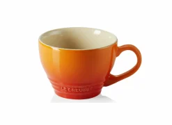 Le Creuset Koffietassen|Koffietassen|Mok 40cl - keramiek - oranjerood