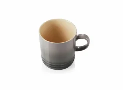 Le Creuset Mok 35cl - keramiek - grijs & zwart- Koffietassen|Koffietassen