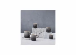 Le Creuset Mok 35cl - keramiek - grijs & zwart- Koffietassen|Koffietassen