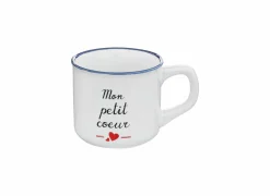 Mok Sweet words 14cl - keramiek - wit- Koffietassen|Koffietassen