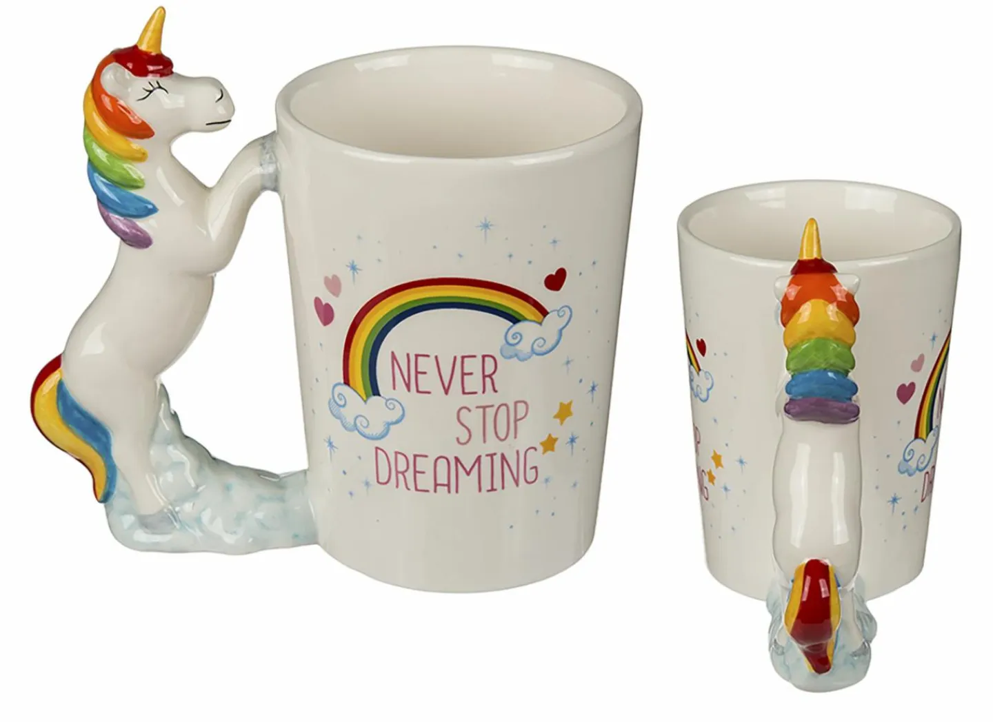Mok Unicorn Never Stop Dreaming  35cl- Koffietassen|Koffietassen