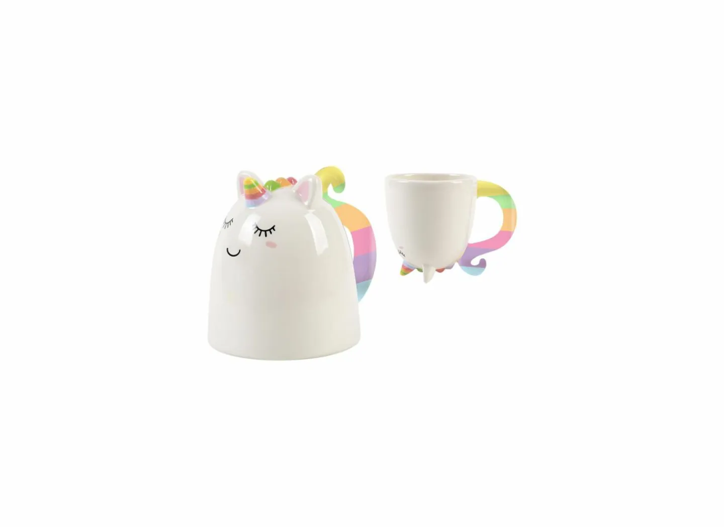 Mok Up and Down Unicorn 30cl - keramiek - multicolor- Koffietassen|Koffietassen