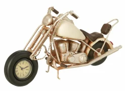 J line Decoratieve Accessoires|Moto Antiek 28,5x9x15cm - metaal - gebroken wit