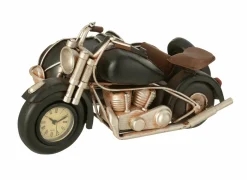 J line Moto Antiek 26x17,5x12cm - metaal - zwart- Decoratieve Accessoires