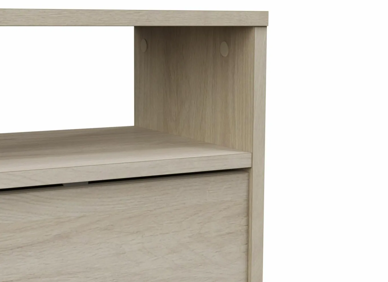 Nachtkastje|Nachtkastje Nano 41x28x51cm - decor - kronberg eik