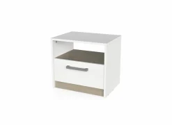 Nachtkastje|Nachtkastje Watson 46x41x35cm - decor - kronberg eik & wit