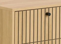 Nachttafels|Nachtkastje 46x40x70cm - decor - bruin