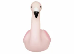 Nachtlampje Flamingo H14,5cm - kunststof - roze inclusief batterij- Nachtlampjes|Nachtlampjes