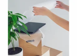 Noppenfolie rol 10mx50cm - kunststof - transparant- Bureau-Accessoires|Opbergboxen