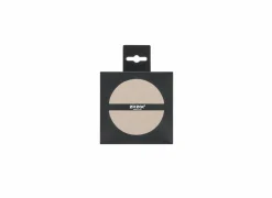 Onderzetters voor glazen Togo Ø10cm - lederlook - taupe - set van 4- Glasonderzetters