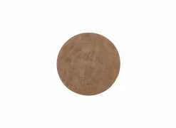 Onderzetters voor glazen Truman Ø9,5cm - lederlook - walnoot - set van 4- Glasonderzetters